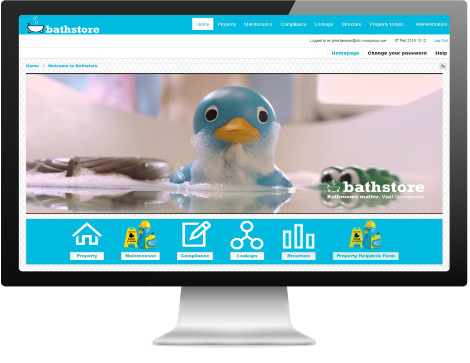 screenshot of Info Exchange